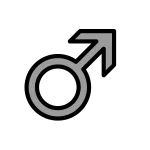 Male Sign SVG Icon